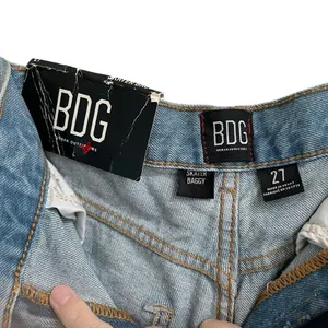 UO BDG‎ Skater Baggy Jeans Women’s 27 high waisted distressed medium wash NEW thumbnail 6
