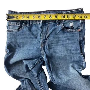 Old Navy Rockstar Mid Rise Skinny Jeans Womens 4 Distressed Medium Wash Denim thumbnail 6