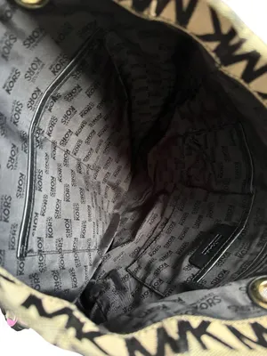 MICHAEL KORS Black Logo Shoulder Tote Bag thumbnail 3