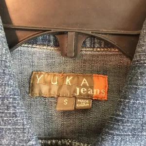 Yuka Jeans small jean jacket‎ Blue thumbnail 5