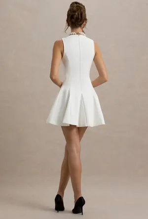 Club L London White Mini Dress thumbnail 2