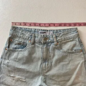 Garage Denim Vintage Cut Off Shorts Size 1/25 Light Wash Distressed Y2K thumbnail 6