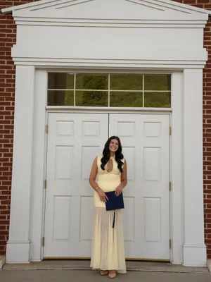 House of CB RAPHAELLA Butter Yellow Keyhole Maxi Dress size M NWOT thumbnail 6