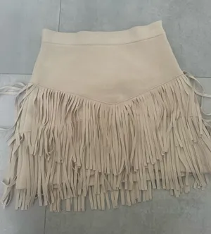 Fringe Skirt Altar'd State Suede thumbnail 1