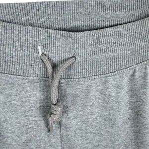 Nike Y2K Cotton Gray Straight Leg‎ Drawstring Lightweight Sweatpants Womens Sz L thumbnail 3