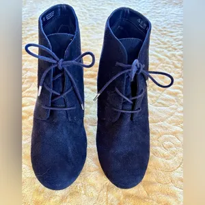 Dr. Scholl's Black Dynasty Wedge Lace Up Booties thumbnail 5