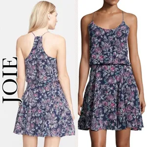 Joie silk nanon floral print dress size XS thumbnail 3