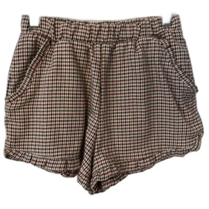 Kirious Los Angeles Ruffle Edge Plaid Shorts Women's Sz XS thumbnail 1