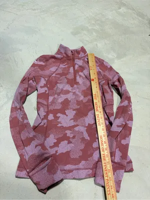 Lululemon it’s rulu run Women's Pink Camo Quarter-Zip top 8 thumbnail 6