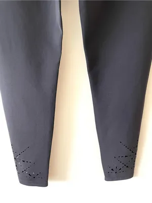 BEYOND Yoga x Equinox Leggings laser cut out hem size Small thumbnail 7