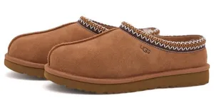 UGG Women's Tasman II Chestnut Women's Shoes Suede Upper Wool Slippers Size 9 thumbnail 1