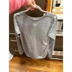 lululemon Swiftly Tech‎ Long Sleeve Shirt in a heathered gray 10 thumbnail 3