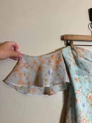 Lulus Charming Passion Floral‎ Off-shoulder Maxi Dress thumbnail 3
