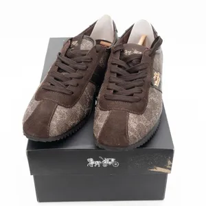 Coach. Ivy Leather Logo Sneakers.‎ thumbnail 3