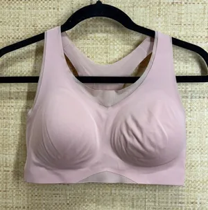 Soma Bliss Breathe Racerback Sport Bra Pink Mesh Size M thumbnail 1