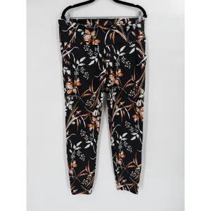 Columbia Weekend Adventure Leggings Women XL Black Floral 7/8 Gorpcore Botanical thumbnail 10