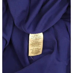 NWT Xscape Scuba Crepe V Neck Ruffled Puff Sleeve Dress Gown Marine Blue 14P thumbnail 8