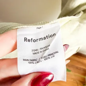 Reformation Liesel Linen Midi Dress Size 6 thumbnail 7