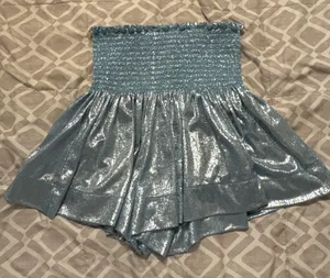 Blue Shimmer Queen of Sparkles Shorts thumbnail 1