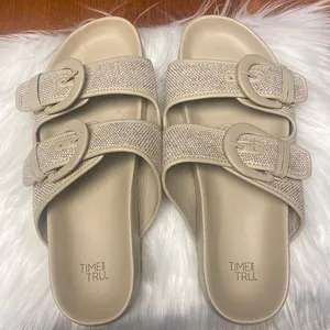 Time and Tru Beige Sandals thumbnail 1