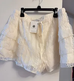 Little tulip eyelet skort White Size L thumbnail 1