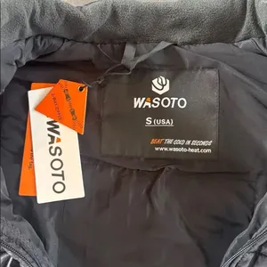 Wasoto Women’s Black Heated Vest with Battery Pack Washable SMALL NEW thumbnail 5