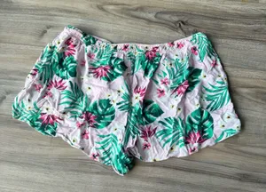 Jenni Pink and Green Sleep Shorts thumbnail 2