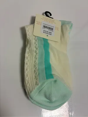Anthropologie Delicate Pointelle Socks (Cream/Blue) NEW thumbnail 7