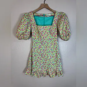Lovers and Friends Luella Mini Dress in Millie Floral Multi XXS Revolve $198 thumbnail 16