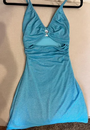 Princess Polly Mini Blue Dress thumbnail 1