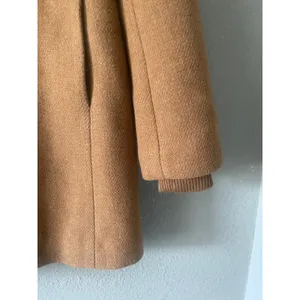 J.Crew Lodge Coat Italian Stadium-Cloth Wool Heather Brown Camel thumbnail 10