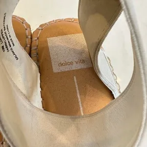 Dolce Vita Lury Espadrille Wedge Sandal‎ White Beachy Boho Casual Size 10 thumbnail 6