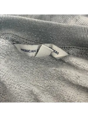 American Eagle Squad Gray Lightweight Cropped Sweatshirt Small S thumbnail 3