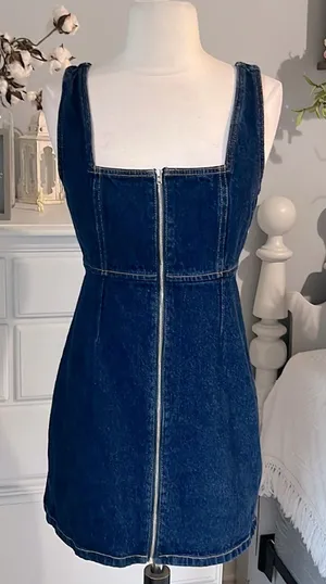 BDG Urban Outfitters Denim Jumper Dress thumbnail 1