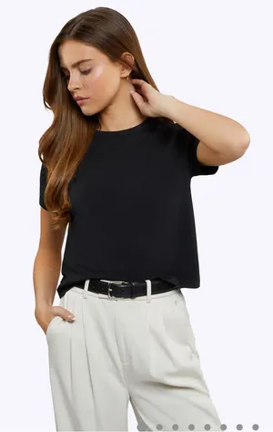 Cuts Clothing Almost Friday Black Tee Sz S thumbnail 1