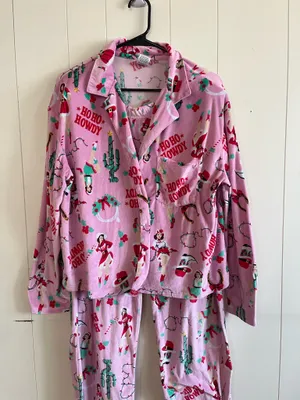 Holiday Time holiday pajamas in pink - Size XL thumbnail 2