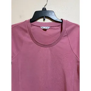 Athleta Size XXS Seasoft Scoop-Neck Sweatshirt Antique Rose Pink thumbnail 3