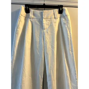 Princess Polly Two Lovers Linen Low Rise Pants White Size 6 New thumbnail 4