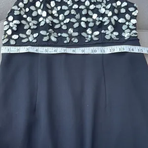 Evan Picone black formal gown dress sleeveless size 6 (34) thumbnail 5