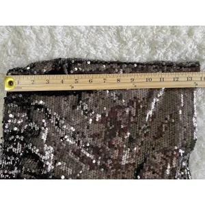 Sincerely Jules Shorts Womens Small Silver Sequin Hot Pants Elastic Waist Party thumbnail 9