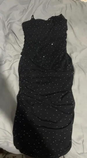 Black Rhinestone dress thumbnail 1