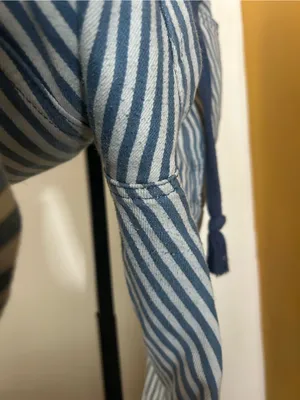 We The Free Moxie Pull-On Barrel Jeans Railroad Stripe Low Slung‎ Baggy Size 31 thumbnail 8