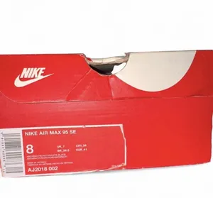Men’s Nike Size 8 Air Max 95 SE Grey Trainers thumbnail 8
