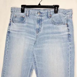 American Eagle Light Wash Straight Jeans thumbnail 5