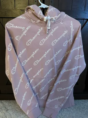 Champion Pink Hoodie thumbnail 1