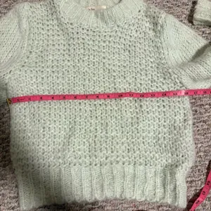 Aritzia Wilfred Le Fou Shimmy Sweater Ginger Mint Alpaca Wool Blend- Size Small thumbnail 9