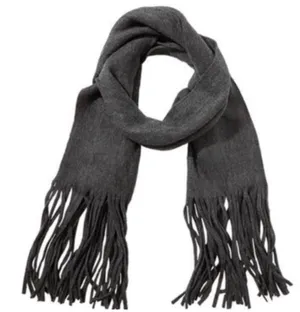 Lucky Brand Gray Fringe Scarf thumbnail 3