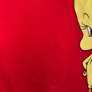 Looney Tunes Tweety Bird “Bad Ol’ Puddy Tat…” Red Graphic T-Shirt thumbnail 6