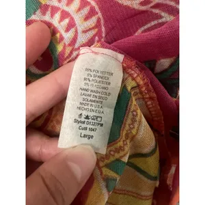 ARIA Vibrant Multicolor‎ Maxi Dress Size L thumbnail 3