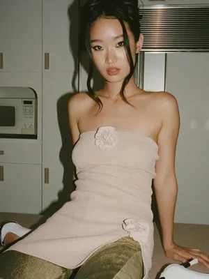 With Jean Mercer Mini Dress Baby Pink XXS thumbnail 1